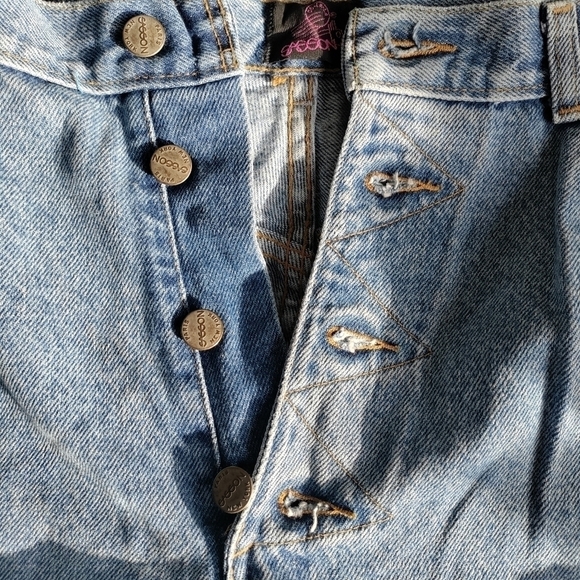 Sasson Vintage 80's 13" hi-rise jeans size 13 (8/9)  mom jeans button-fly - Picture 3 of 10